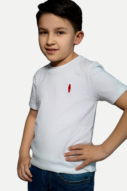 T-shirt Kids Blanco Nube