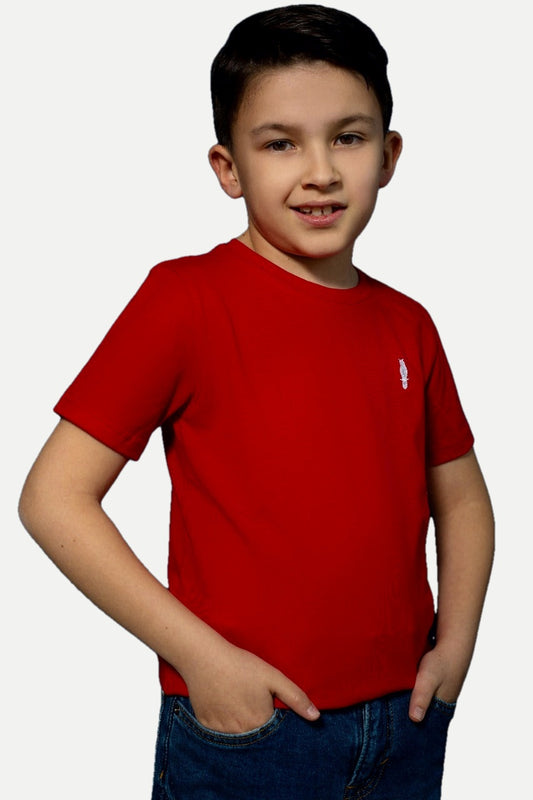 T-shirt Kids Rojo Escarlata